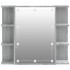 Mueble con espejo y LED color gris Sonoma 70x16,5x60