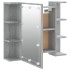 Mueble con espejo y LED color gris Sonoma 70x16,5x60