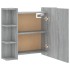 Mueble con espejo y LED color gris Sonoma 70x16,5x60