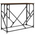 Mesa consola madera de ingeniería marrón roble 100x40x80
