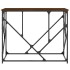 Mesa consola madera de ingeniería marrón roble 100x40x80