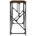 Mesa consola madera de ingeniería marrón roble 100x40x80