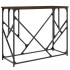 Mesa consola madera de ingeniería marrón roble 100x40x80