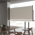 Toldo lateral retráctil para patio 120x300 cm