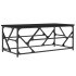 Mesa de centro de madera contrachapada negro 100x50x40