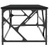 Mesa de centro de madera contrachapada negro 100x50x40
