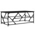 Mesa de centro de madera contrachapada negro 100x50x40