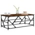 Mesa de centro madera contrachapada roble ahumado 100x50x40