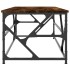 Mesa de centro madera contrachapada roble ahumado 100x50x40