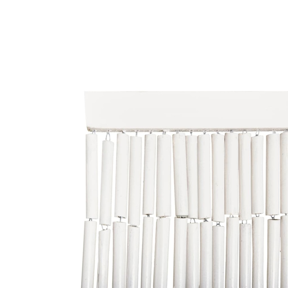 Cortina de bambú para puerta contra insectos 90x200