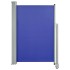 Toldo lateral retráctil de jardín azul 120x300