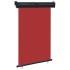 Toldo lateral de balcón rojo 125x250