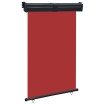 Toldo lateral de balcón rojo 125x250 cm
