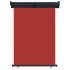 Toldo lateral de balcón rojo 125x250