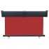 Toldo lateral de balcón rojo 125x250