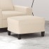 Reposapiés tela de microfibra beige 60x50x41
