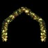 Guirnalda de Navidad decorada con bolas y luces LED 10