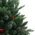 Árbol de Navidad artificial con bisagras y frutos rojos 150