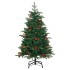 Árbol de Navidad artificial con piñas y bayas 150