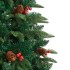 Árbol de Navidad artificial con piñas y bayas 150