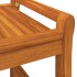 Mesa de centro de madera maciza de acacia 100x50x50