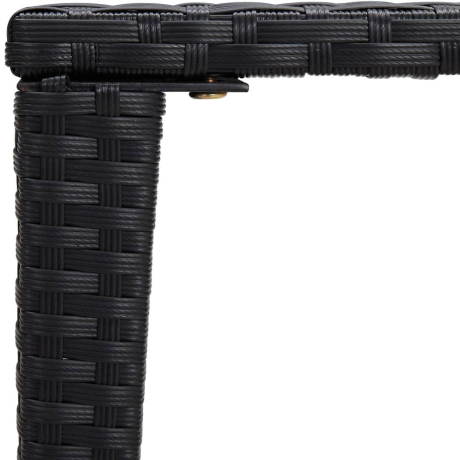 Mesas apilables 3 piezas ratán sintético