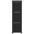 Estantería de 9 cubos con cajas de tela negro 103x30x107,5