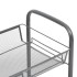 Carrito de cocina 5 niveles hierro gris 46x26x105