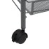 Carrito de cocina 5 niveles hierro gris 46x26x105