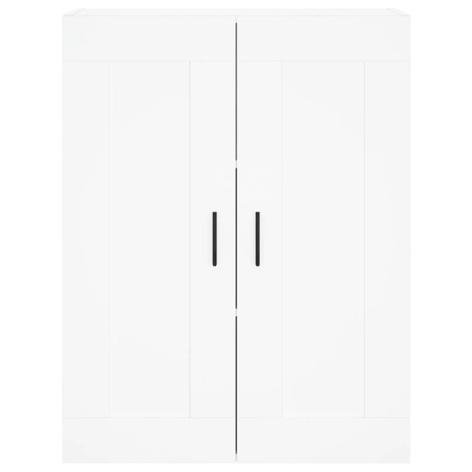 Aparador alto madera contrachapada blanco 69,5x34x180