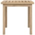 Mesa auxiliar de madera maciza de teca 45x45x45