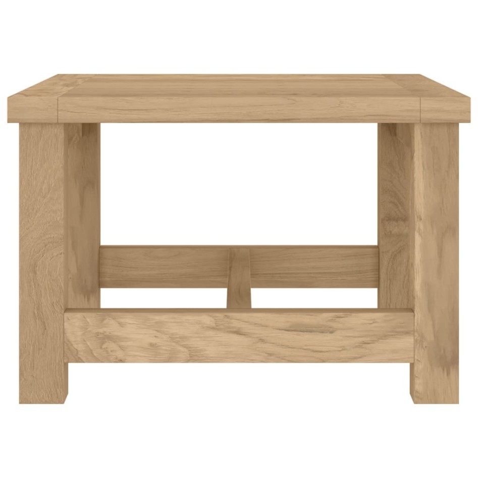 Mesa de centro madera maciza de teca 45x45x30