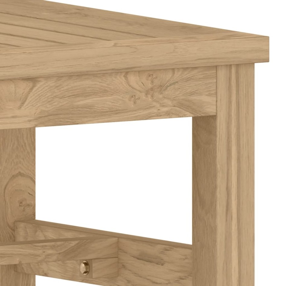 Mesa de centro madera maciza de teca 45x45x30