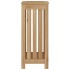 Cesto de la ropa sucia madera maciza de teca 35x25x60