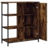 Aparador de madera de ingeniería roble ahumado 70x30x80