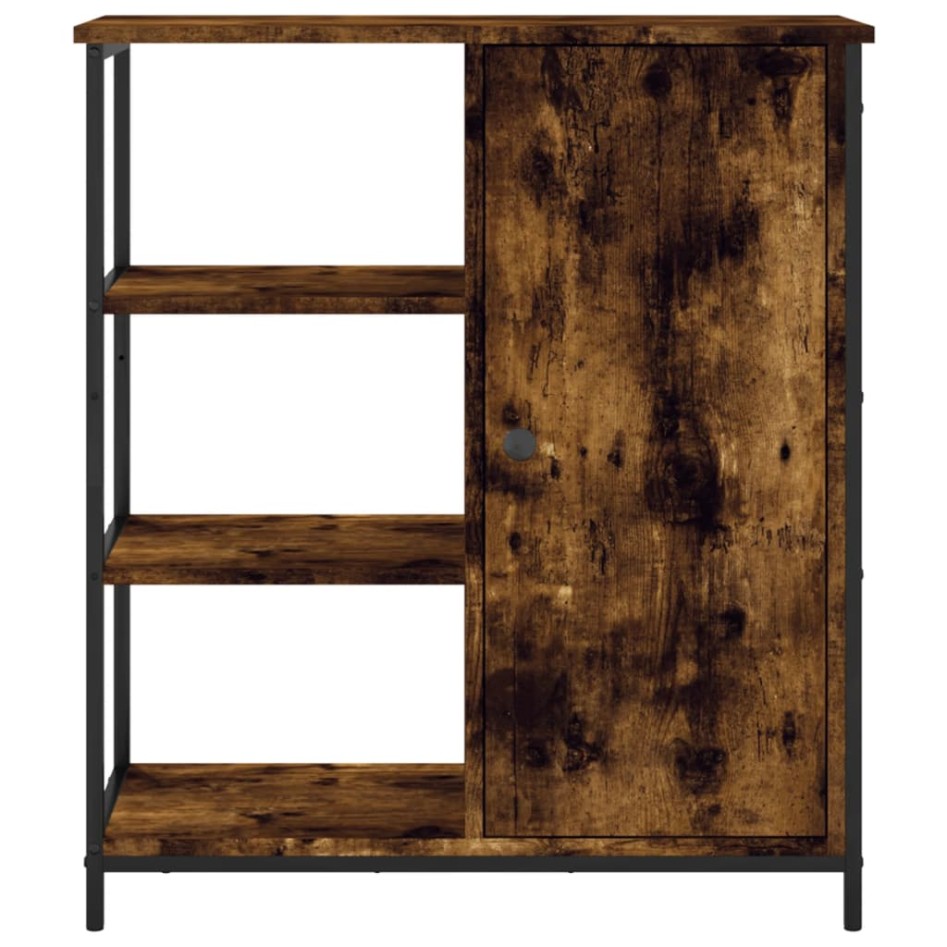 Aparador de madera de ingeniería roble ahumado 70x30x80