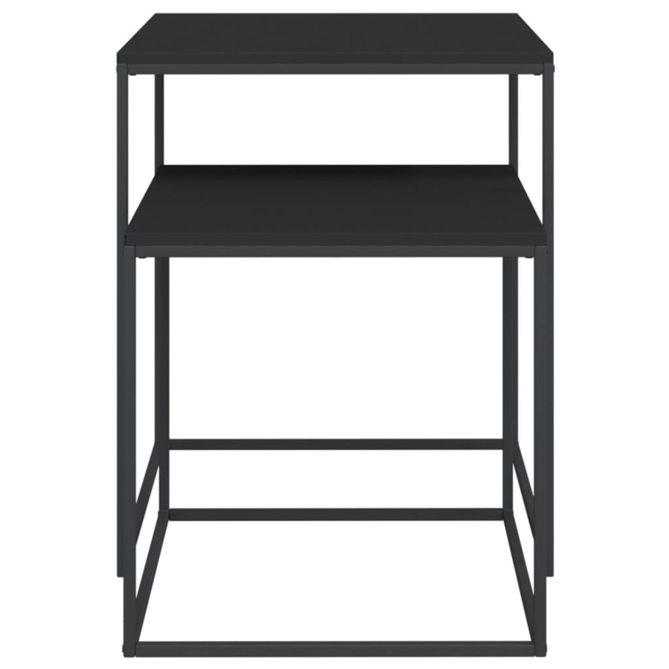 Juego de mesas de centro 2 uds madera de ingeniería y