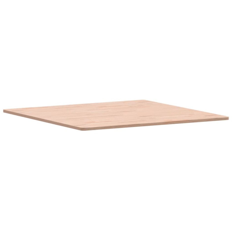 Tablero de mesa cuadrado de madera maciza de haya 90x90x1,5