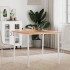 Tablero de mesa cuadrado de madera maciza de haya 80x80x1,5