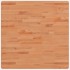 Tablero de mesa cuadrado de madera maciza de haya 80x80x1,5