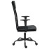 Silla de oficina altura ajustable tela malla y cuero PE