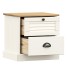 Mesita de noche VIGO madera maciza de pino blanco 42x35x42