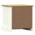 Mesita de noche VIGO madera maciza de pino blanco 42x35x42