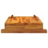Tablero banco de trabajo con tornillo banco madera 52x44x9,5