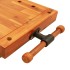 Tablero banco de trabajo con tornillo banco madera 52x44x9,5