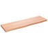 Estante pared madera roble tratada marrón claro 100x30x(2-4)