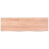Estante pared madera roble tratada marrón claro 100x30x(2-4)