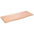 Estante de pared madera roble tratada marrón claro 100x40x2
