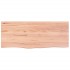 Estante de pared madera roble tratada marrón claro 100x40x2
