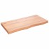 Estante pared madera roble tratada marrón claro 100x50x(2-6)
